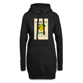 Limoncello Spritz - Hoodie-Kleid - Schwarz - Vorne