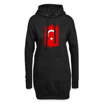 Türkei - Hoodie-Kleid - Schwarz - Vorne