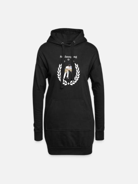 schwinger schlussgang shirt Schwingerkönig - Hoodie-Kleid - Schwarz