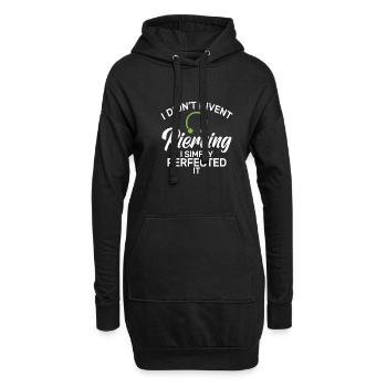 I Didn’T Invent Piercing I Simply Perfected Body - Sweat-shirt à capuche long Femme - noir - Devant
