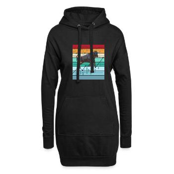 Crypto Trading Hodl Market Trader Bitcoin Trader - Sweat-shirt à capuche long Femme - noir - Devant