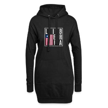 Liberia - Hoodie-Kleid - Schwarz - Vorne