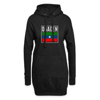 Ogaden - Sweat-shirt à capuche long Femme - noir - Devant