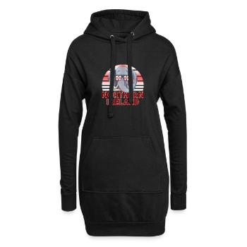 Nordirland - Hoodie-Kleid - Schwarz - Vorne