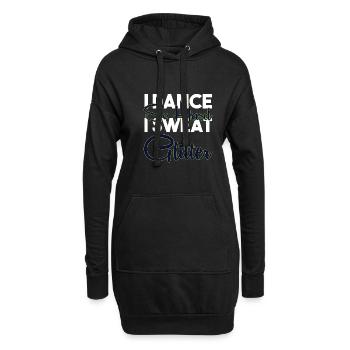 Walzer Paartanz - Hoodie-Kleid - Schwarz - Vorne