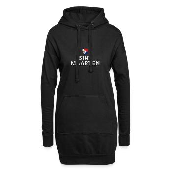 Sint Maarten - Hoodie-Kleid - Schwarz - Vorne