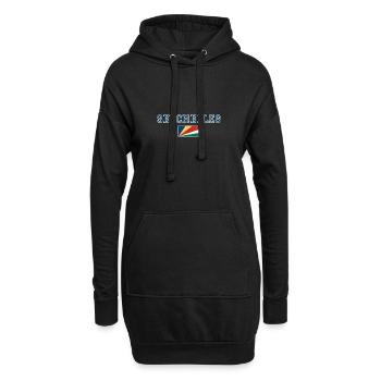 Seychellen - Hoodie-Kleid - Schwarz - Vorne