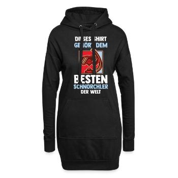 Schullehrer Lehrer - Hoodie-Kleid - Schwarz - Vorne