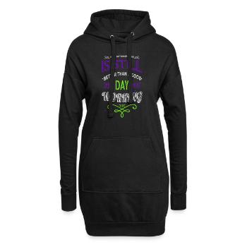 Union Carpenter Tshirts Joyeux Joularies Job - Sweat-shirt à capuche long Femme - noir - Devant