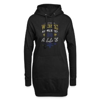 fun present sayings everything is ok awesome - Hoodie-Kleid - Schwarz - Vorne