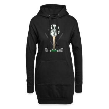 Das Talent ist da - Hoodie-Kleid - Schwarz - Vorne