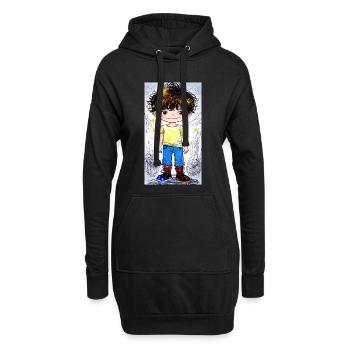 Petit aventurier (Stardust) - Sweat-shirt à capuche long Femme - noir - Devant