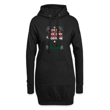 Ironic Inflation Weihnachtskostüm - Hoodie-Kleid - Schwarz - Vorne