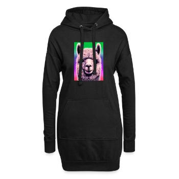 Alpaga - Sweat-shirt à capuche long Femme - noir - Devant