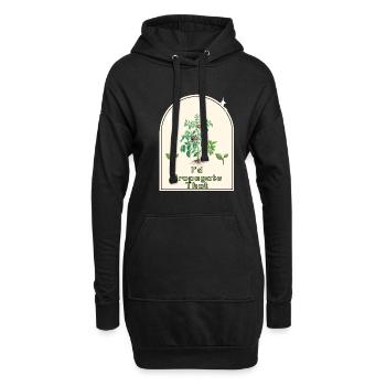 « Je propagerais ça » - Gardener’s Humor Indoor - Sweat-shirt à capuche long Femme - noir - Devant