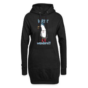 Watt en randonnée? Seagull Captain Sea - Sweat-shirt à capuche long Femme - noir - Devant