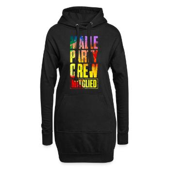 Membre de l’équipage de Malle Party Mallorca - Sweat-shirt à capuche long Femme - noir - Devant