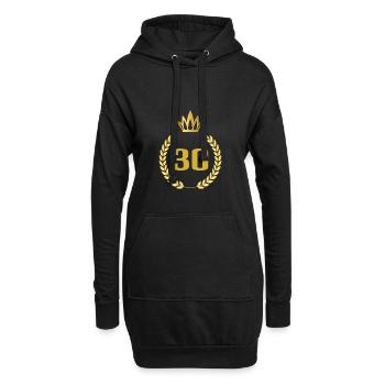30ème anniversaire ans cadeau anniversaire anniversaire - Sweat-shirt à capuche long Femme - noir - Devant
