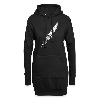 Knife Cutler Knife Lover - Sweat-shirt à capuche long Femme - noir - Devant