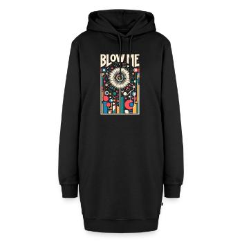 Pissenlit - Cadeau amusant pour les amoureux de la nature - Sweat-shirt à capuche long Femme - noir - Devant