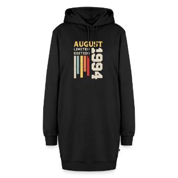 Août 1994 - Cadeau anniversaire Août 1994 Août - Sweat-shirt à capuche long Femme - noir - Devant