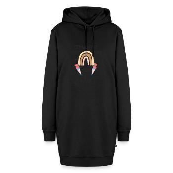 Schulkind 2 - Hoodie-Kleid - Schwarz - Vorne
