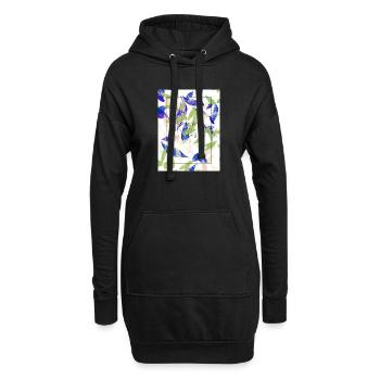Vibrations estivales Saison estivale Chaleur Soleil Vibes - Sweat-shirt à capuche long Femme - noir - Devant