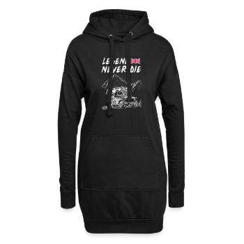 La légende de Landy ne meurt jamais - Sweat-shirt à capuche long Femme - noir - Devant