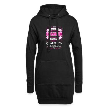 Qualitätsmerkmal Elizabeth einfach Erstklassig - Hoodie-Kleid - Schwarz - Vorne