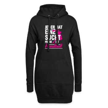 Handballspieler Handball Handballer Geschenke - Hoodie-Kleid - Schwarz - Vorne