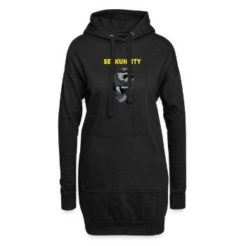 SEEKUHRITY - Motif de sécurité des animaux de lamantin - Sweat-shirt à capuche long Femme - noir - Devant