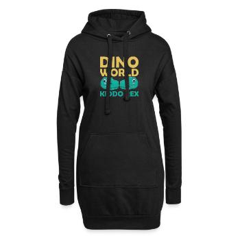 Dino World Kiddo Rex - Sweat-shirt à capuche long Femme - noir - Devant