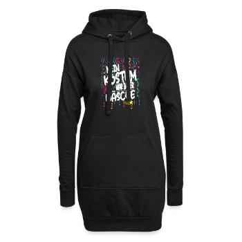 Mon costume était dans la laveuse pour la fête foraine - Sweat-shirt à capuche long Femme - noir - Devant