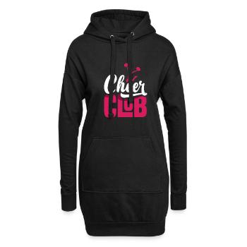 Cheer Club Cheerleading Cheerleader Cheerdance Gym - Hoodie-Kleid - Schwarz - Vorne