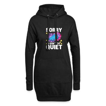 Sorry I Don't Do Quite Cheerleader Sports Cheering - Hoodie-Kleid - Schwarz - Vorne