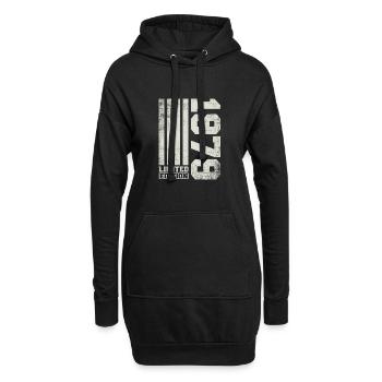1979 Vintage né Vintage cadeau d’anniversaire - Sweat-shirt à capuche long Femme - noir - Devant