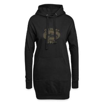 Abschleppfahrer Geschenkideen - Hoodie-Kleid - Schwarz - Vorne
