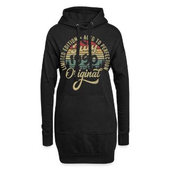 Geburtstag Juli 1990 juli 1990 July 1990 - Hoodie-Kleid - Schwarz - Vorne