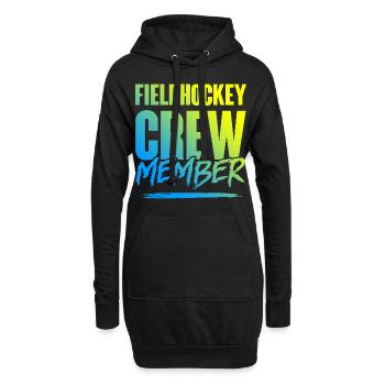 Fieldhockey Crew - Hoodie-Kleid - Schwarz - Vorne