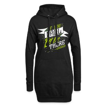If You Fall I'll Be There - Ground - Sweat-shirt à capuche long Femme - noir - Devant