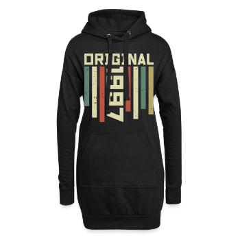 1997 Retro Geschenk 1997 27 Jahre Jubiläum Geschenk - Hoodie-Kleid - Schwarz - Vorne