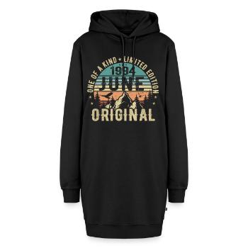 Legendär Seit Juni 1994 Geburtstag Geschenk 1994 - Hoodie-Kleid - Schwarz - Vorne