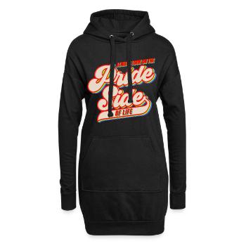 Toujours regarder du côté de la fierté - LGBT - Sweat-shirt à capuche long Femme - noir - Devant