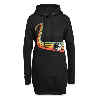 Golf - Sweat-shirt à capuche long Femme - noir - Devant