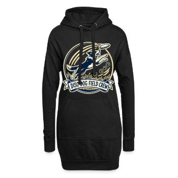 DISC DOG FIELD CREW Hund - Hoodie-Kleid - Schwarz - Vorne