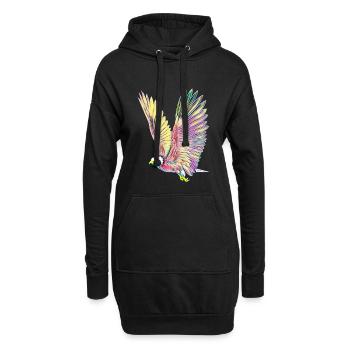 Aigle - Sweat-shirt à capuche long Femme - noir - Devant