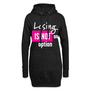 Krebs Kampf - Hoodie-Kleid - Schwarz - Vorne