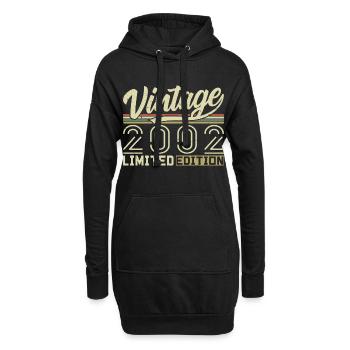 Légende depuis 2002 Né en 2002 Anniversaire 22 ans - Sweat-shirt à capuche long Femme - noir - Devant