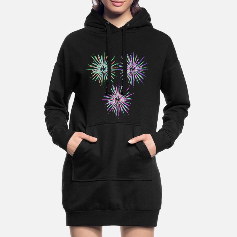 Firework rocket Hoodie Dress