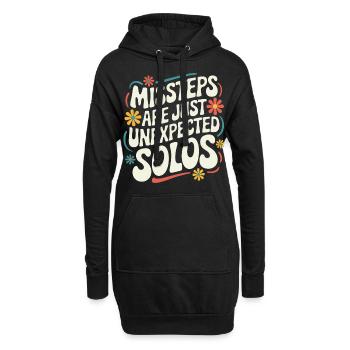 Danse en ligne Danseurs - Sweat-shirt à capuche long Femme - noir - Devant